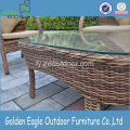 4 stks Outdoor Leisure Rattan Sofa mei tafel